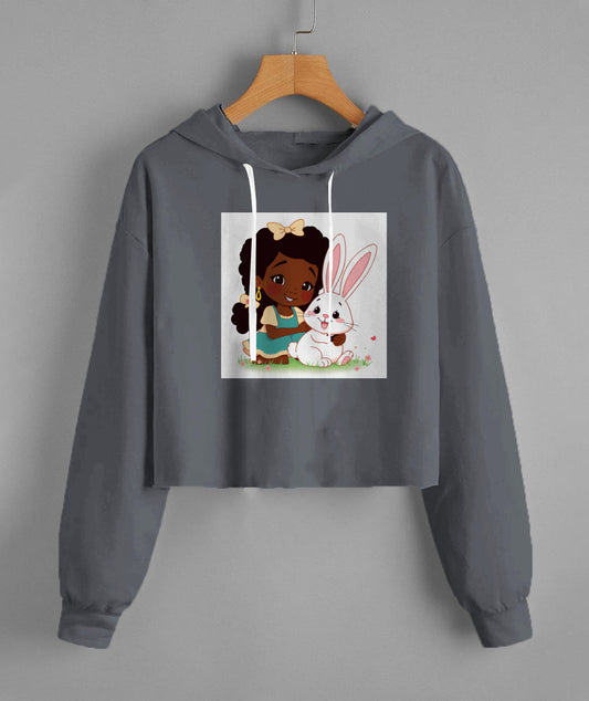 Lady'S Fleece Cropped Hoodie | Lane Seven LS12000